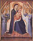 Pietro Lorenzetti Madonna Enthroned with Angels painting